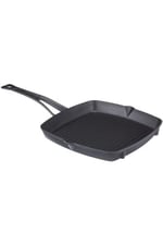 Lava Döküm Izgara Tava, Metal Kulplu, 26x26 cm - Bedenler: 26x26 cm, 32 cm
