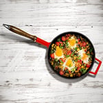 Lava Metal Döküm Kızartma Tavası, 24 cm, Mavi