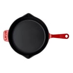 Lava Metal Döküm Kızartma Tavası, 28 Cm, Kırmızı/Siyah