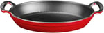 Lava Metal Oval Kuplu Döküm Tava 27x20, Kırmızı - Seçenekler: 23x17, 27x20
