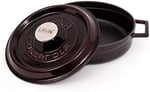 Lava Metal Premium Serisi - Döküm Çok Amaçlı Tencere, Yuvarlak, 24 cm, Majolik Mor