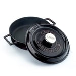 Lava Metal Premium Serisi - Döküm Çok Amaçlı Tencere, Yuvarlak, 24 cm, Majolik Mor