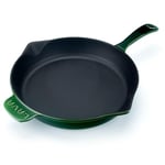 Lava Metal Premium Serisi - Döküm Kızartma Tavası, Yuvarlak, 28 cm, Majolik Yeşil