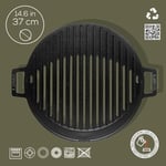 Lava Metal Silikon Kulplu Döküm Mangal Izgarası,22x32 | Demir Döküm Cam Emaye Kaplama