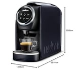 Lavazza BLUE Classy Mini Tekli Servis Espresso Kahve Makinesi LB 300, 5,3 inç x 13 inç x 10,2 inç 2 Kahve seçimi: basit dokunmatik kontroller, 1 programlanabilir ücretsiz doz ve 1 ön set