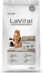 Lavital Kuzulu Kısırlaştırılmış Kedi Maması 1.5kg - Seçenekler: 1.5 kg, 1.5 kg (2 paketi), 1.5 kg (3 paketi), 12 kg...