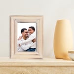Lawrence Frames 4x6 Beyaz Yıkama Akçaağaç Resim Çerçevesi, Natual - Seçenekler: 4x6, 5x7, 8x10