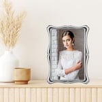 Lawrence Frames 710246 710246 Gümüş Metal Romantik 4x6 Resim Çerçevesi - Seçenekler: 4x4, 4x6, 5x7, 8x10