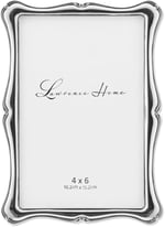 Lawrence Frames 710246 710246 Gümüş Metal Romantik 4x6 Resim Çerçevesi - Seçenekler: 4x4, 4x6, 5x7, 8x10