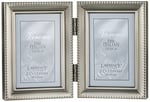 Lawrence Frames Kalay resim çerçevesi, menteşeli, 2 x 3 cm, antik görünüm, inci kenarlı - Seçenekler: 2.5x3.5 Double, 3.5x5, 4x5, 4x6, 4x6 Triple, 5x5...