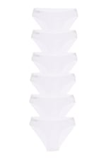 lazer dikişsiz seamless 6 lı külot (BEYAZ/M/L)