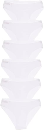 lazer dikişsiz seamless 6 lı külot (BEYAZ/M/L)