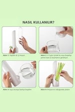 Le Nish Home Taze Tutma Kabı - 2'li Ekonomi Seti - Buzdolabı Organizer, Maydanoz, Dereotu ve Nane Saklama Kabı, Otların ömrünü 3 Kat Uzatan Akıllı Tasarım (BPA Free)