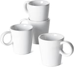 LE TAUCI Espresso Bardakları, Espresso için 3 oz Seramik Espresso Kupaları, Espresso Makinesi ve Kahve Makinesi için Mükemmel Mini Kahve Fincanı, 4'lü Set, Beyaz