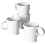 LE TAUCI Espresso Bardakları, Espresso için 3 oz Seramik Espresso Kupaları, Espresso Makinesi ve Kahve Makinesi için Mükemmel Mini Kahve Fincanı, 4'lü Set, Beyaz