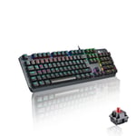 Lecoo GK301 USB Kablolu Red Switch Mekanik Oyuncu Klavyesi - Makro Tuş Atamalı, RGB LED Aydınlatmalı, QWERTY Türkçe Tuş Dizilimi, Gaming Türkçe Q Klavye Metalik Gri
