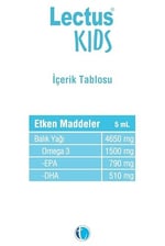 Lectus Kids Balık Yağı Karışık Meyve Aromalı