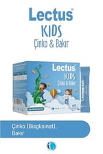 Lectus Kids Çinko & Bakır 60 Saşe Çinko Bisglisinat