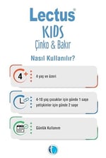 Lectus Kids Çinko & Bakır 60 Saşe Çinko Bisglisinat