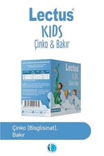 Lectus Kids Çinko & Bakır 60 Saşe Çinko Bisglisinat