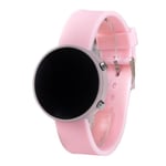 Led Watch Toz Pembe Renk Genç Kız Büyük Çocuk Kol Saati ST-303795