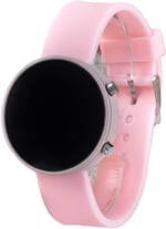 Led Watch Toz Pembe Renk Genç Kız Büyük Çocuk Kol Saati ST-303795