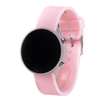 Led Watch Toz Pembe Renk Genç Kız Büyük Çocuk Kol Saati ST-303795