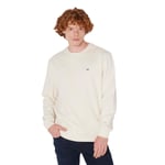 Lee Bisiklet Yaka Erkek Sweatshirt Beyaz XL