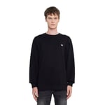 Lee Bisiklet Yaka Erkek Sweatshirt Siyah S
