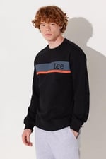 Lee Bisiklet Yaka Sweatshirt Sweatshirt Erkek