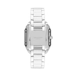 LEE COOPER Erkek Otomatik, 39x51 mm, Silver Silver Siyah