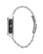 LEE COOPER Erkek Otomatik, 39x51 mm, Silver Silver Siyah