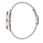 LEE COOPER, GÜMÜŞ KASA, ALTIN GÜMÜŞ KORDON, MULTİFONKSİYON, QUARTZ, 41MM, 3ATM, ERKEK KOL SAATİ, LC07215