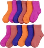 Leement socks Çocuk 12 Çift Kalın Havlu Termal Çorap Burun Dikişsiz Premium Seri Asorti -1
