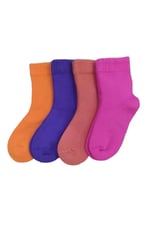 Leement socks Çocuk 4 Çift Kalın Havlu Termal Çorap Burun Dikişsiz Premium Seri Asorti -3