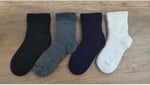 Leement socks Çocuk 4 Çift Kalın Havlu Termal Çorap Burun Dikişsiz Premium Seri Asorti -1