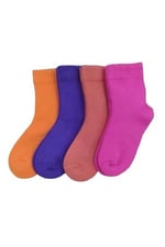 Leement socks Çocuk 4 Çift Kalın Havlu Termal Çorap Burun Dikişsiz Premium Seri Asorti -3