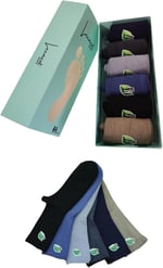Leement socks Çocuk 6 Çift Bambu Soket Çorap Okul Çorabı Dikişsiz Burun Kaliteli Orta Kalın Asorti -1