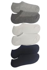 Leement socks Çocuk 6 Çift Snekers Sıfır Boy Babet Çorap Asorti -1