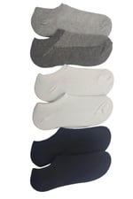 Leement socks Çocuk 6 Çift Snekers Sıfır Boy Babet Çorap Asorti -1