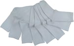 Leement socks Çocuk Okul Çorabı Düz Soket Beyaz Renk 8 Çift Pamuklu Beyaz -1