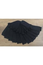 Leement socks Çocuk Okul Çorabı Düz Soket Beyaz Renk 12 Çift Pamuklu Beyaz -1