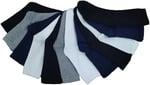 Leement socks Çocuk Okul Çorabı Düz Soket Beyaz Renk 12 Çift Pamuklu Beyaz -1