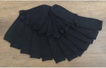 Leement socks Çocuk Okul Çorabı Düz Soket Beyaz Renk 12 Çift Pamuklu Beyaz -1
