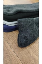 Leement socks Dikişsiz Kışlık Kalın Havlu Patik Çorap 8 Çift Pamuklu Asorti 37-43