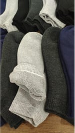 Leement socks Dikişsiz Kışlık Kalın Havlu Patik Çorap 12 Çift Pamuklu Asorti 37-43