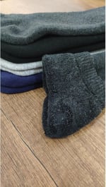 Leement socks Dikişsiz Kışlık Kalın Havlu Patik Çorap 8 Çift Pamuklu Asorti 37-43