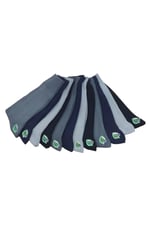 Leement socks Erkek 12 Çift Ince Yazlık Bambu Klasik Çorap beyaz -1