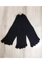 Leement socks Erkek 3 Çift Pamuklu Parmaklı Çorap siyah 40-44 40-44