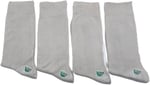 Leement socks Erkek 4 Çift Ince Yazlık Bambu Klasik Çorap bej -1